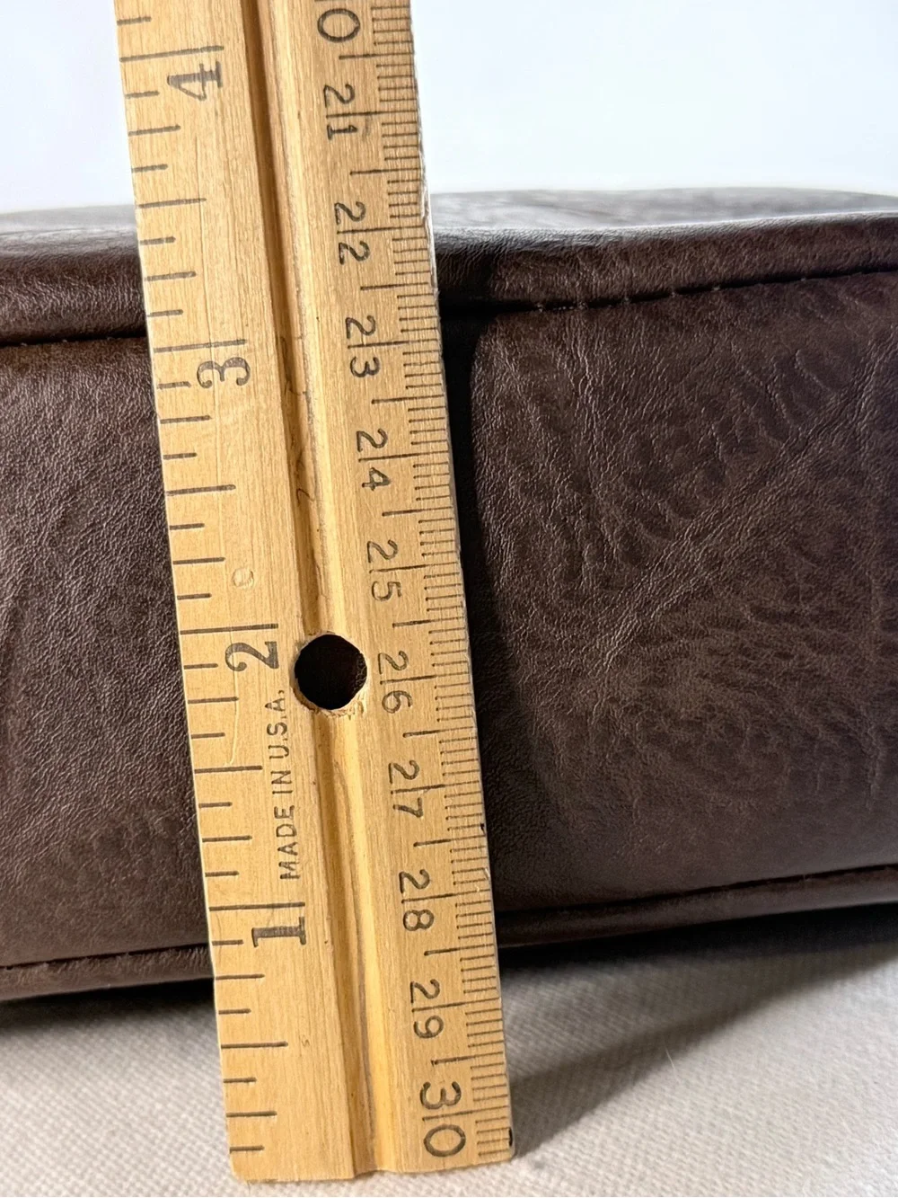 Brown Leather Crossbody Bag for Men or Women